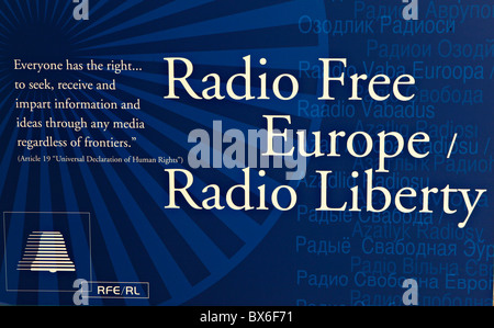 Radio Free Europe/Radio Liberty (RFE/RL) Foto Stock