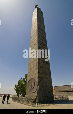 Tsitsernakaberd, genocidio armeno Memorial, Yerevan, Armenia, nel Caucaso e in Asia Centrale, Asia Foto Stock