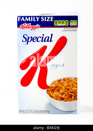 Scatola di Kellogg's Special K Cereali, STATI UNITI D'AMERICA Foto Stock