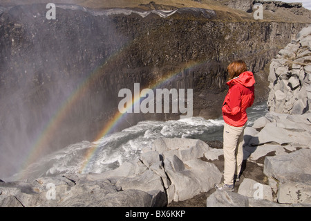 Dettifoss, Islanda, regioni polari Foto Stock