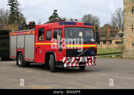 Surrey vigili del fuoco motore Fire Foto Stock