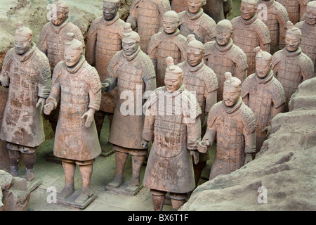 Esercito di Terracotta, Xi'an, Shaanxi Province, Cina Foto Stock