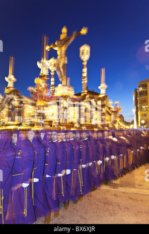 Semana Santa (Pasqua) Celebrazioni, Malaga, Andalusia, Spagna, Europa Foto Stock