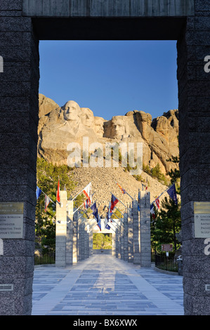 Mount Rushmore National Memorial, il Dakota del Sud, STATI UNITI D'AMERICA Foto Stock