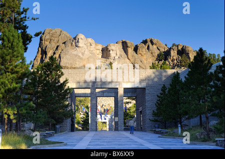 Mount Rushmore National Memorial, il Dakota del Sud, STATI UNITI D'AMERICA Foto Stock