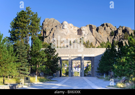 Mount Rushmore National Memorial, il Dakota del Sud, STATI UNITI D'AMERICA Foto Stock