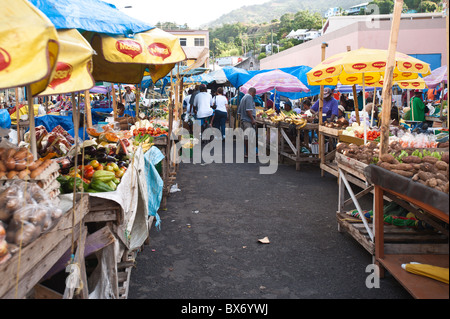Kingstown mercato, Saint Vincent, Saint Vincent e Grenadine, isole Windward, West Indies, dei Caraibi e America centrale Foto Stock