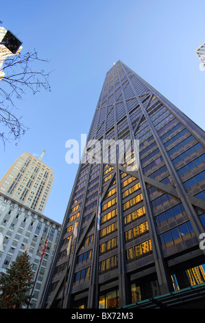 John Hanckock Centro, Chicago, Illinois, Stati Uniti d'America Foto Stock