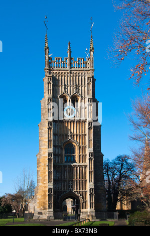 Evesham Abbey Worcestershire Inghilterra centrale REGNO UNITO Foto Stock