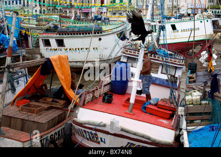 Sul porto di Belem, Brasile, Sud America Foto Stock