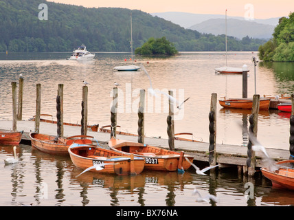 Windermere al crepuscolo Foto Stock