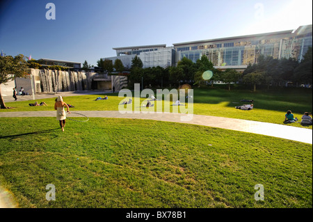 Stati Uniti, California, San Francisco, Yerba Buena Gardens Foto Stock