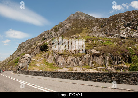 Glydr Fawr Ogwen Valley North Wales UK A5 Foto Stock