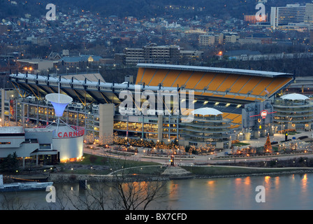 Heinz Field è la casa dei Pittsburgh Steelers, una squadra NFL situato a Pittsburgh, in Pennsylvania. Foto Stock