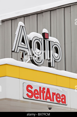 Stazione di servizio Agip a Praga, Repubblica Ceca. (CTK foto/Martin Sterba) Foto Stock