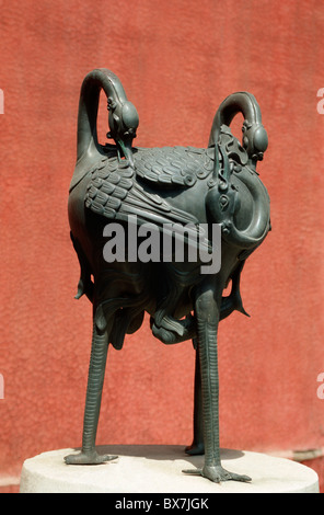 Crane nave, nel Palazzo Imperiale (Forbidden City), Pechino, World-Heritage Foto Stock
