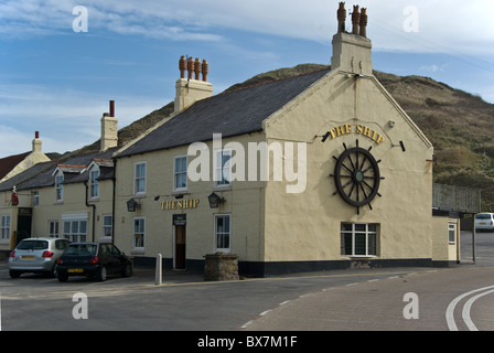 La nave Inn at Cambs, North Yorkshire, Regno Unito. Foto Stock