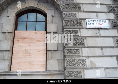 Protesta studentesca Uk Riot Whitehall il Parlamento Foto Stock