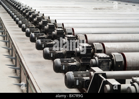 Motori del laminatoio in fabbrica Foto Stock