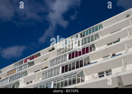 Moderni appartamenti a Brunswick Centre di Londra Foto Stock