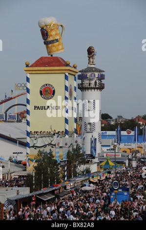 Oktoberfest a Monaco di Baviera Foto Stock