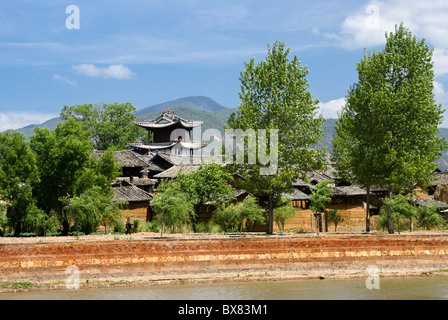 Edifici storici di Shaxi, Jiangsu, Cina Foto Stock