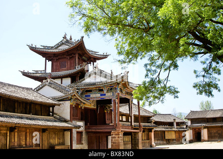 Tre padiglioni terrazzati, Shaxi, Jiangsu, Cina Foto Stock