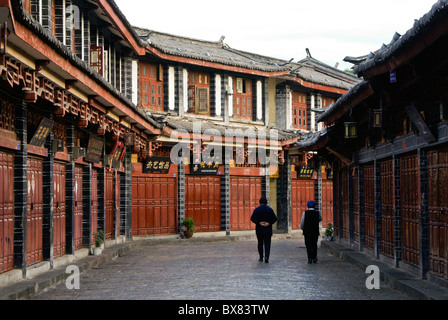 Lijiang la città vecchia (Dayan), Yunnan, Cina Foto Stock