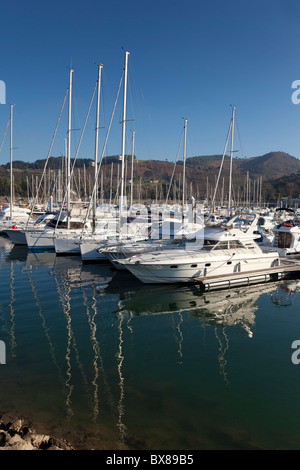 Porto di Zumaia, Gipuzkoa, Spagna Foto Stock