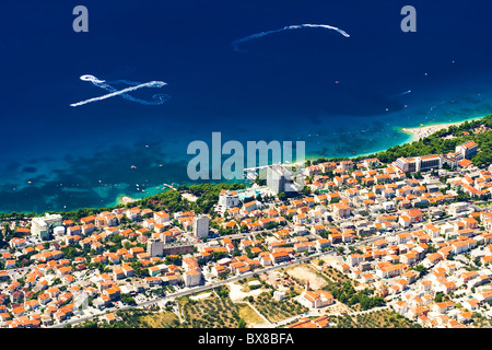 Il litorale di Makarska - Croazia Foto Stock