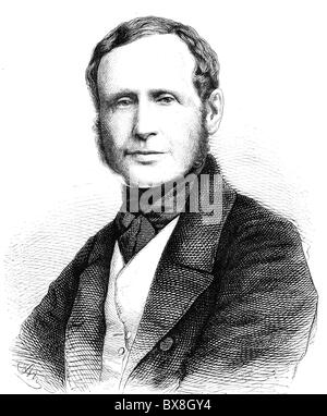 Fitzroy, Robert, * 5.7.1805 - 30.4.1865, ufficiale navale britannico, meteorologo, ritratto, incisione del legno, 19th secolo, Foto Stock