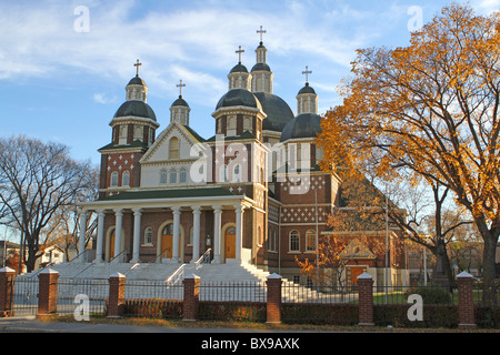 Chiesa cattolica edificio in Edmonton, Alberta, Canada Foto Stock