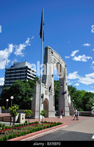 Ponte di ricordo, Oxford terrazza, Christchurch, Canterbury, Isola del Sud, Nuova Zelanda Foto Stock