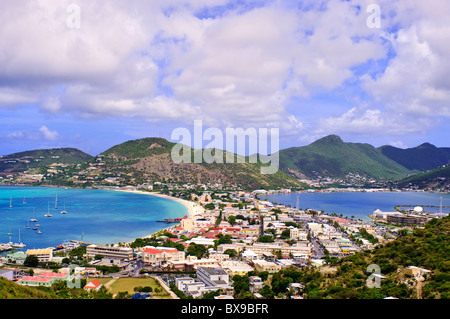 Philipsburg città St Maarten St Martin Foto Stock