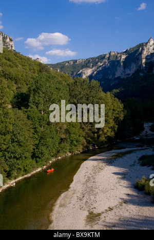 Gorges du Tarn, vista dal punto sublime Foto Stock