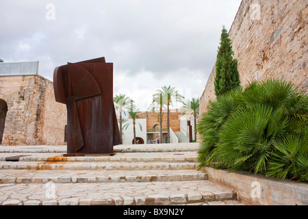 Scultura Moderna a Es Baluard a Palma di Maiorca Foto Stock