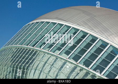 L'Hemisferic, Città delle Arti e delle Scienze di Valencia, Spagna Foto Stock