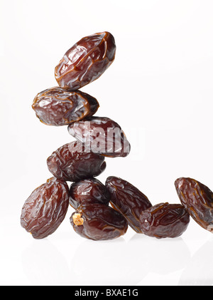 Essiccato Medjool date Foto Stock