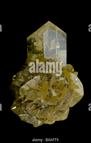 Selenite - Forma di gesso - Red River Floodway - Winnepeg - Manitoba - Canada Foto Stock