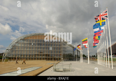 Il nuovo edificio della Banca europea per gli investimenti, Lussemburgo Foto Stock