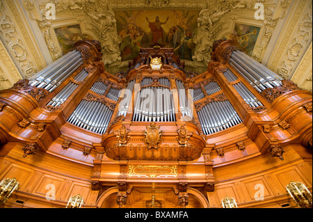 Il Sauer organo nella Cattedrale di Berlino, Germania Foto Stock