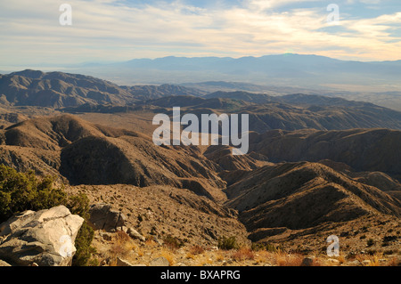 Tasti di punto di vista che si affaccia San Andreas anomalia Foto Stock