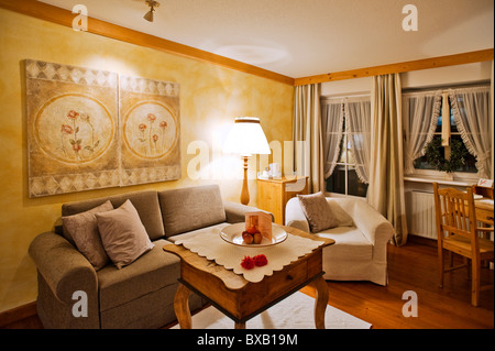 Hotel suite in stile alpino Foto Stock