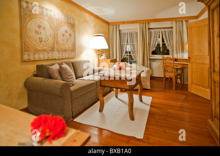 Hotel suite in stile alpino Foto Stock