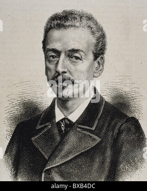 Juan Ceballos Gomez (morto nel 1875). Docente della scuola di medicina di Cadice. Foto Stock