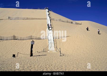 Dune de Pyla dune di sabbia, Arcachon, Costa Atlantica, Bordeaux, Francia, Europa Foto Stock
