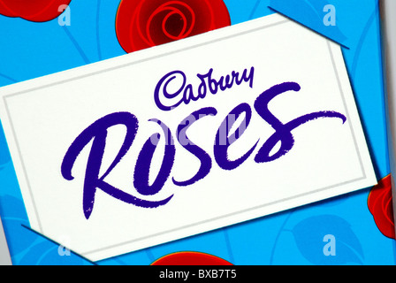 Cadburys logo roses Foto Stock