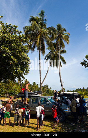 Haiti, Provincia Sud-Est, villaggio vicino a Les Cayes. Foto Stock