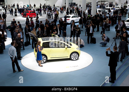 Studio auto elettrica e-up della Volkswagen AG Group al 63. Internationale Automobilausstellung International Motor Show IAA Foto Stock