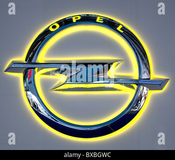 Logo della Opel Car brand Foto Stock